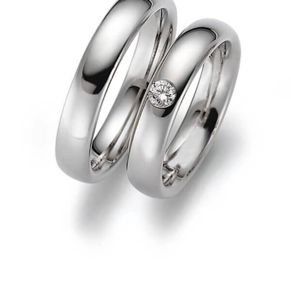 Platinum 950 Mens 5mm Wedding Ring