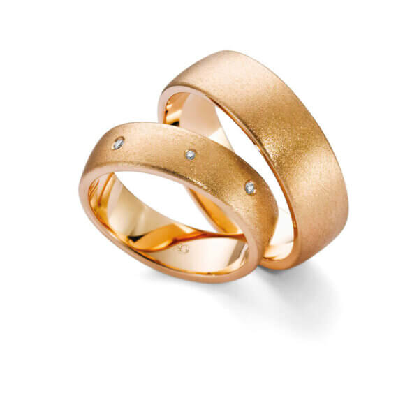Platinum 600 Rose Gold Mens 7mm Wedding Ring