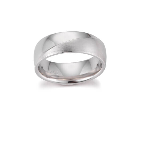 Platinum 600 Mens 5mm Wedding Ring