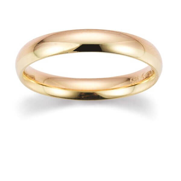 18ct Gold Mens 5mm Wedding Ring