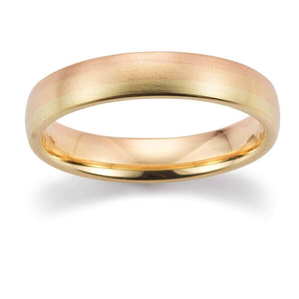 18ct Blended Men & Women 4.5mm Wedding Ring