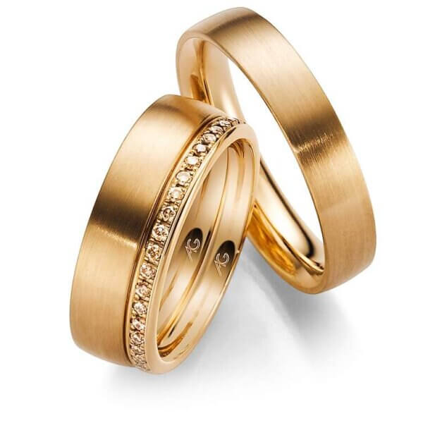 Platinum 950 Gold Mens 3mm Wedding Ring