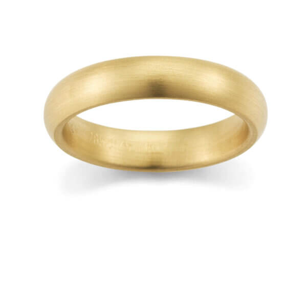 18ct Gold Mens 5mm Wedding Ring