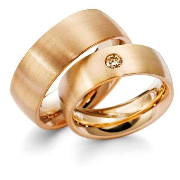 Platinum 950 Gold Mens 7mm Wedding Ring