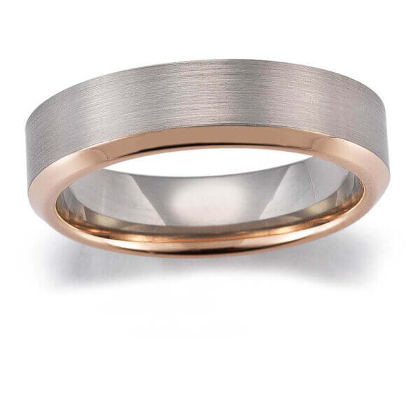 Platinum 950 Mens 6mm Wedding Ring