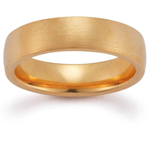 18ct Gold Mens 7mm Wedding Ring