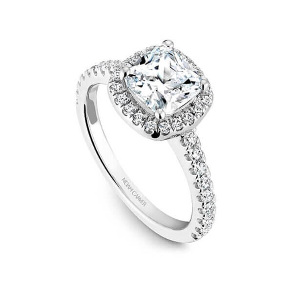 Platinum 1.00ct Cushion Brilliant Engagement Ring