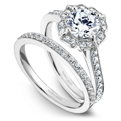 18k White Gold 1.00ct Round Brilliant Engagement Ring