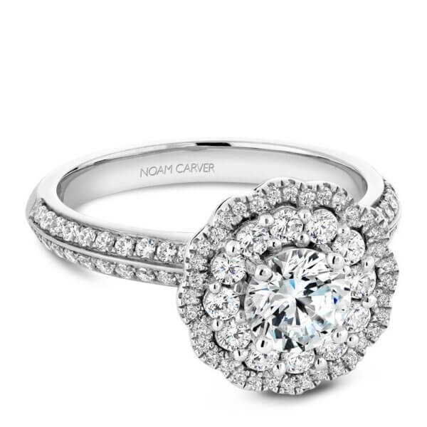 Platinum 1.00ct Round Brilliant Engagement Ring
