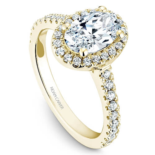 18k Yellow Gold 1.00ct Round Brilliant Engagement Ring
