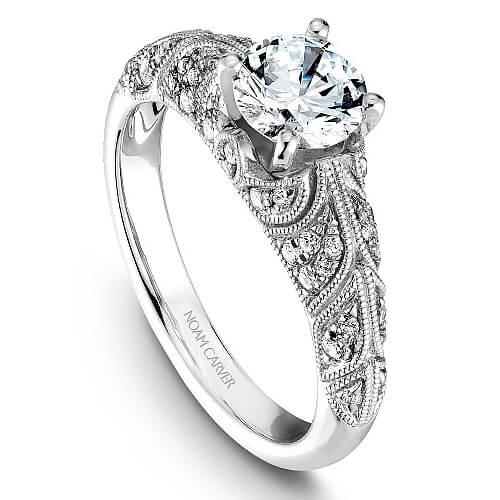 18k White Gold 0.75ct Round Brilliant Engagement Ring