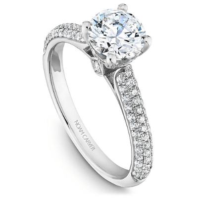 18k White Gold 1.00ct Round Brilliant Engagement Ring