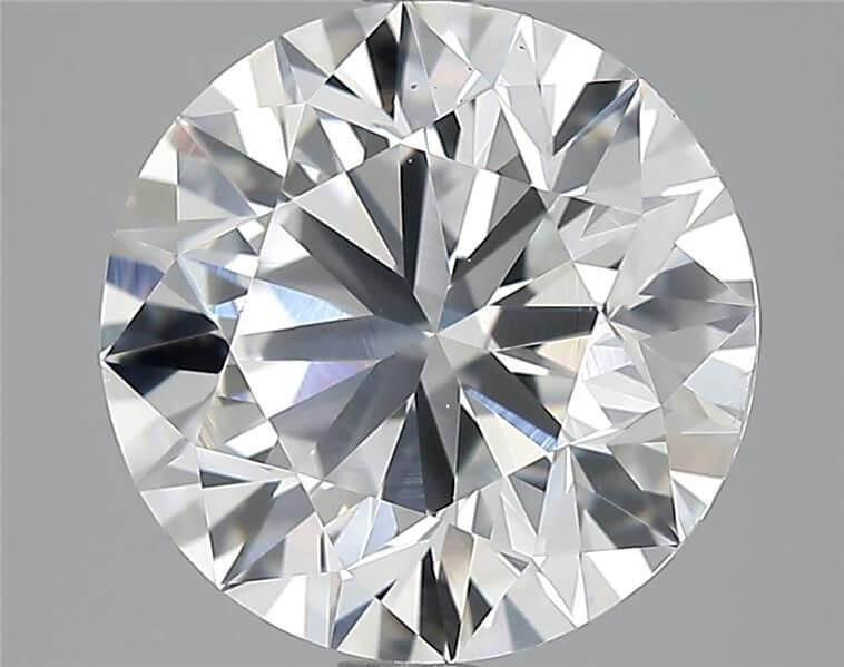 4.04 Carat Round Brilliant Natural Diamond