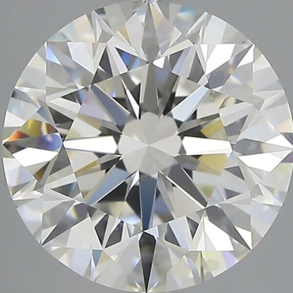 3.9 Carat Round Brilliant Natural Diamond