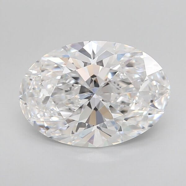 5.41 Carat Oval Lab-Grown Diamond