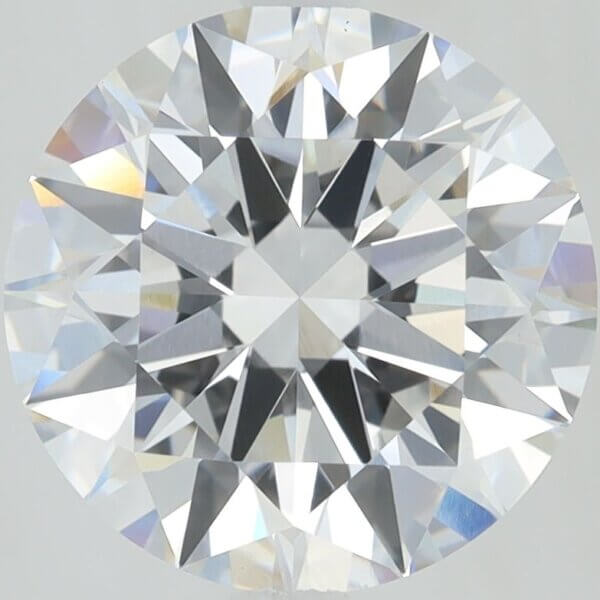 3.64 Carat Round Brilliant Lab-Grown Diamond