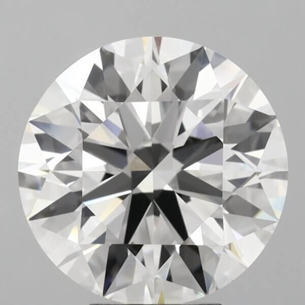 6.08 Carat Round Brilliant Lab-Grown Diamond