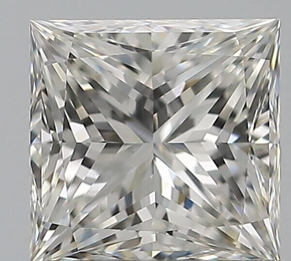 0.81 Carat Princess Cut Natural Diamond