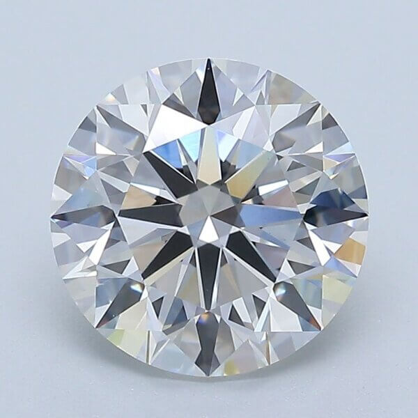 3.26 Carat Round Brilliant Lab-Grown Diamond