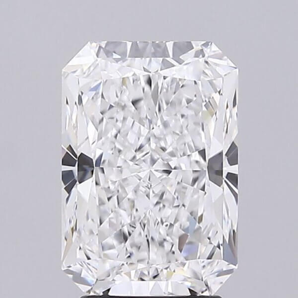 3.14 Carat Radiant Lab-Grown Diamond