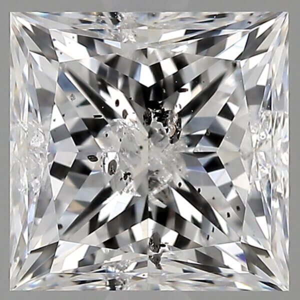 2.0 Carat Princess Cut Natural Diamond