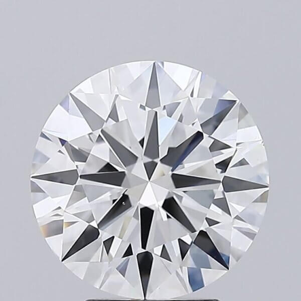 3.92 Carat Round Brilliant Lab-Grown Diamond