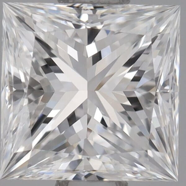0.51 Carat Princess Cut Natural Diamond
