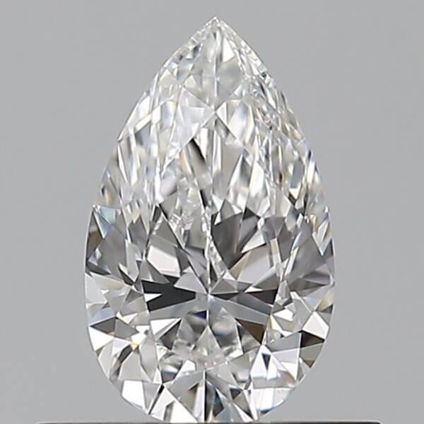 0.51 Carat Pear Natural Diamond