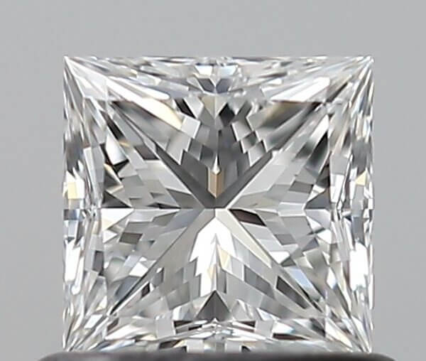 0.64 Carat Princess Cut Natural Diamond