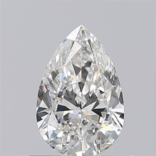 0.57 Carat Pear Natural Diamond