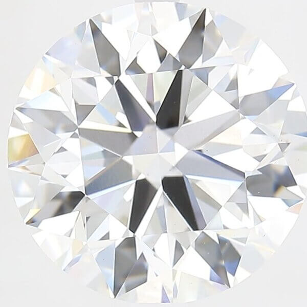 6.66 Carat Round Brilliant Lab-Grown Diamond