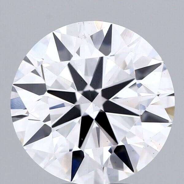 5.52 Carat Round Brilliant Lab-Grown Diamond