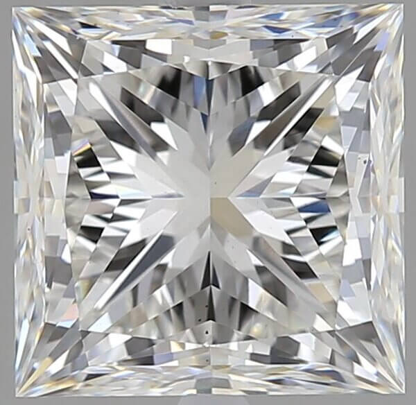 3.03 Carat Princess Cut Lab-Grown Diamond