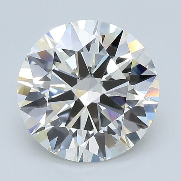 3.02 Carat Round Brilliant Lab-Grown Diamond