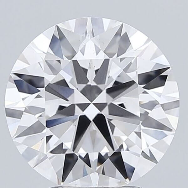 6.37 Carat Round Brilliant Lab-Grown Diamond