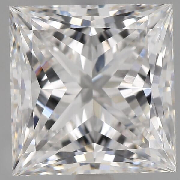 4.06 Carat Princess Cut Lab-Grown Diamond
