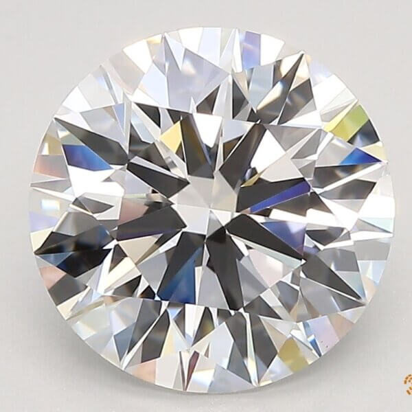 3.39 Carat Round Brilliant Lab-Grown Diamond