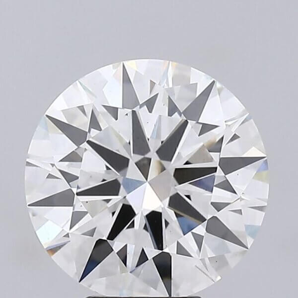 5.28 Carat Round Brilliant Lab-Grown Diamond