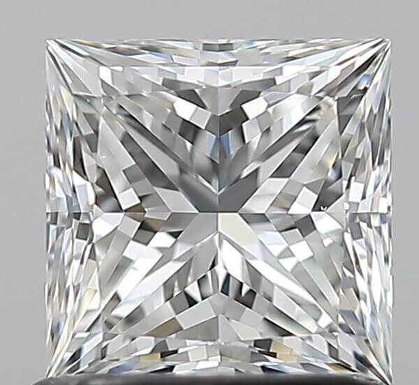 1.06 Carat Princess Cut Natural Diamond