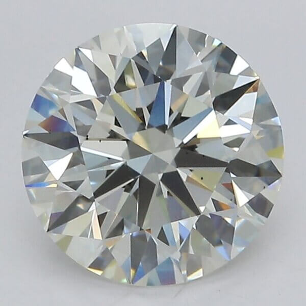 3.31 Carat Round Brilliant Lab-Grown Diamond