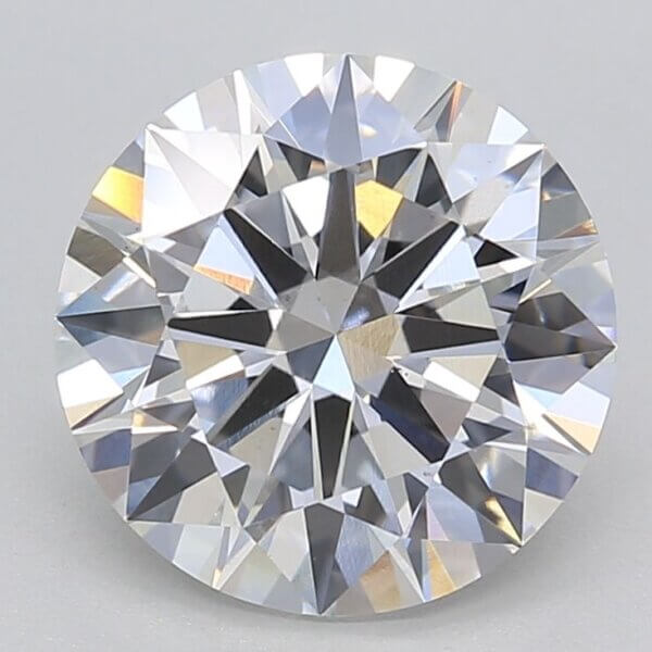 3.21 Carat Round Brilliant Lab-Grown Diamond