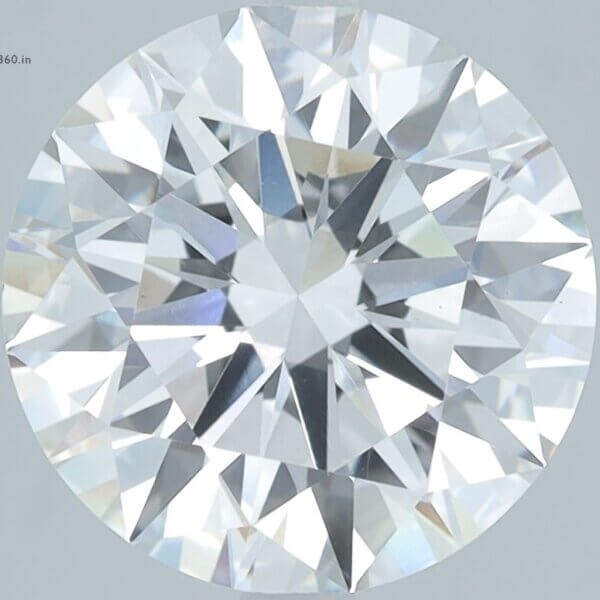4.37 Carat Round Brilliant Lab-Grown Diamond