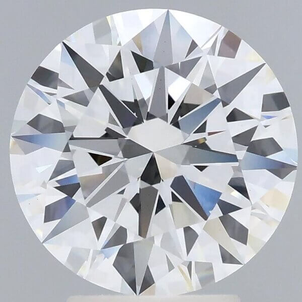 3.93 Carat Round Brilliant Lab-Grown Diamond