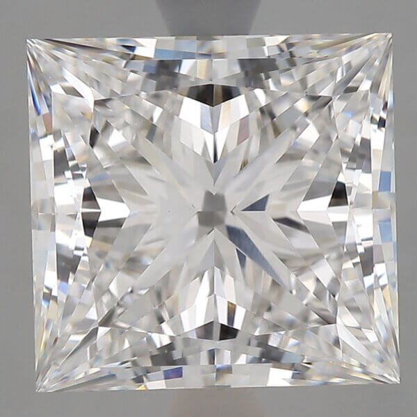 4.13 Carat Princess Cut Lab-Grown Diamond