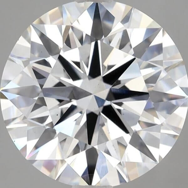 3.92 Carat Round Brilliant Lab-Grown Diamond