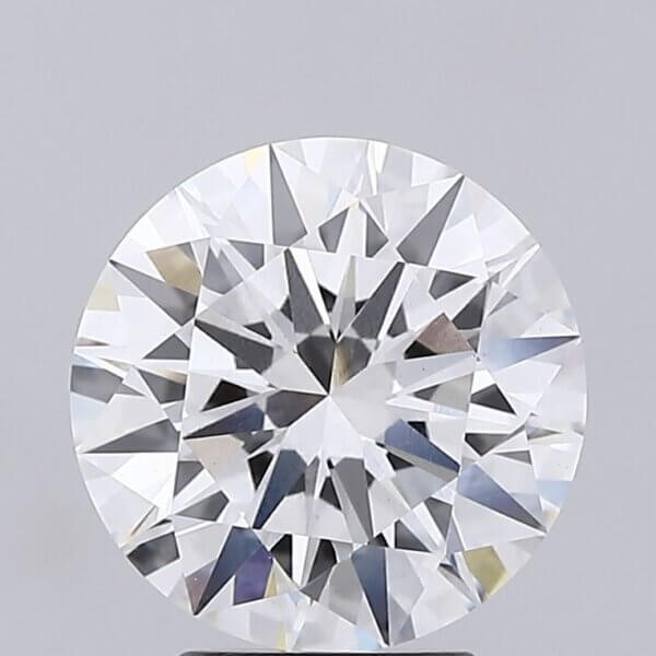 3.27 Carat Round Brilliant Lab-Grown Diamond