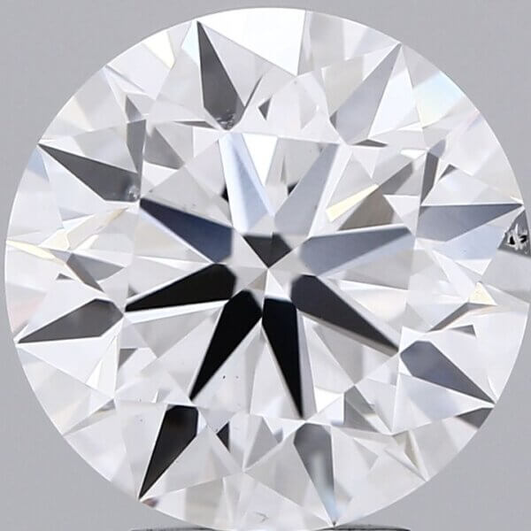 3.95 Carat Round Brilliant Lab-Grown Diamond
