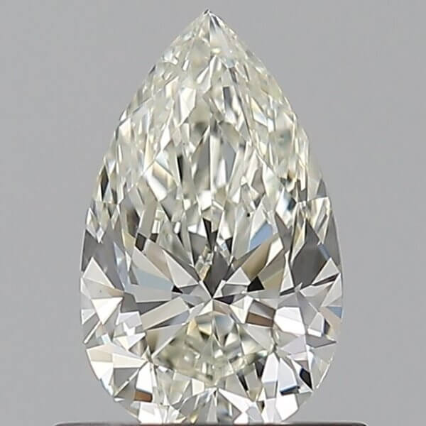 0.59 Carat Pear Natural Diamond