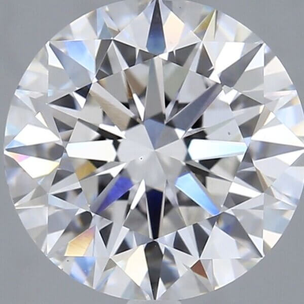 4.07 Carat Round Brilliant Lab-Grown Diamond