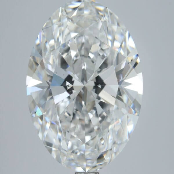 5.38 Carat Oval Lab-Grown Diamond